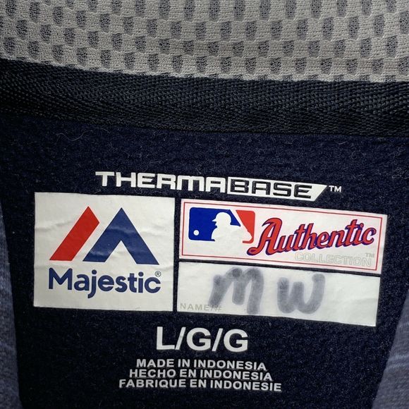 Majestic MLB NY Yankees Hoodie Sweatshirt Mens L - Picture 4 of 7